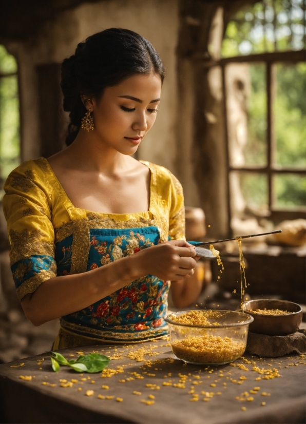 Food, Temple, Window, Tableware, People, Flash Photography