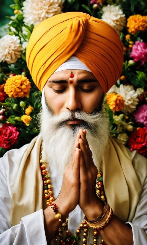 Photograph, Flower, Temple, Yellow, Adaptation, Beard