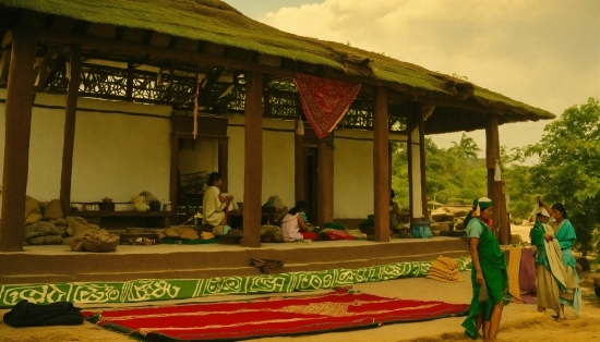 Botany, Temple, Cloud, Plant, Shade, Building