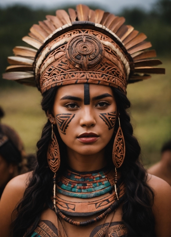 Skin, Temple, Eyelash, Feather, Beauty, Earrings