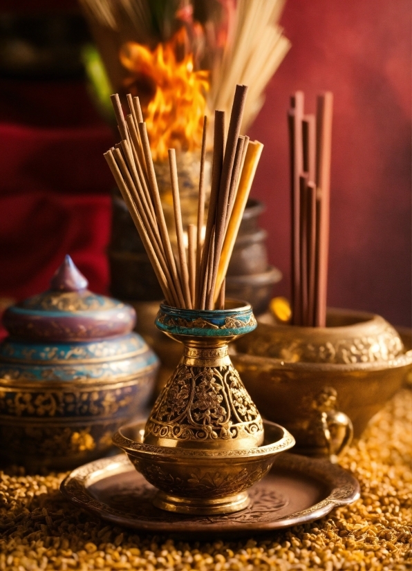 Light, Incense, Joss Stick, Home Fragrance, Art, Metal