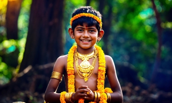 Smile, Temple, Happy, People In Nature, Adaptation, Flash Photography