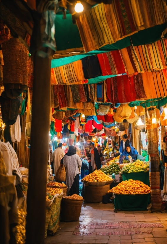 Light, Selling, Temple, Textile, Plant, Market