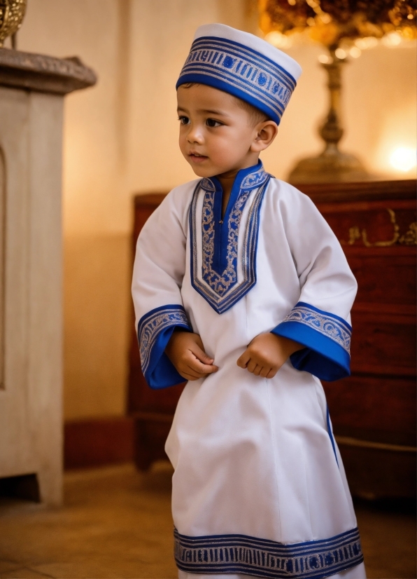 Sleeve, Formal Wear, Toddler, Smile, Electric Blue, Happy