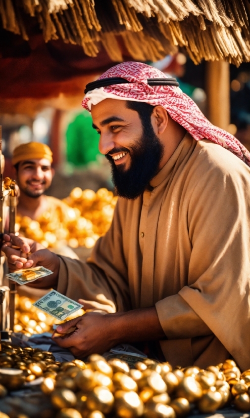 Beard, Smile, Temple, Public Space, Adaptation, Natural Foods