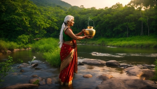 Water, Plant, Sky, People In Nature, Natural Landscape, Tree