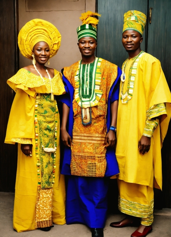 Face, Smile, Yellow, Event, Turban, Happy