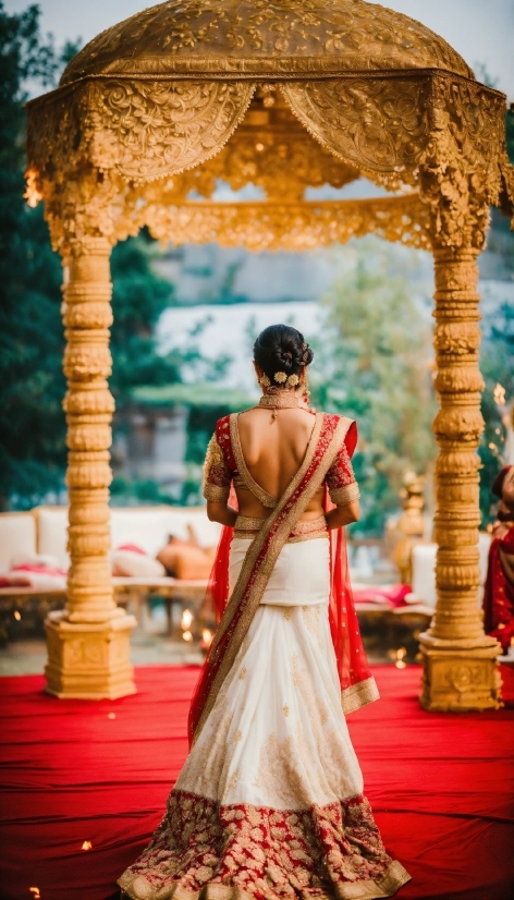 Photograph, Temple, Fashion, Sari, Leisure, Flooring