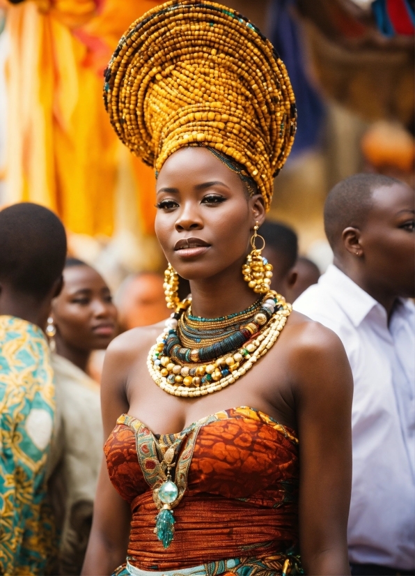 Clothing, Photograph, Fashion, Temple, Yellow, Happy