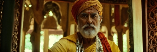 Forehead, Temple, Turban, Wrinkle, Facial Hair, Beard