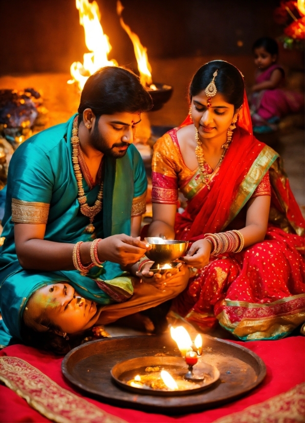 Temple, Lighting, Sari, Hat, Bangle, Jewellery