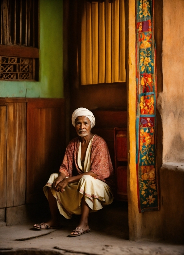 Temple, Tints And Shades, Art, Window, Curtain, Sitting