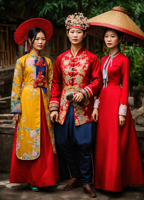 Temple, Hat, Headgear, Red, Fashion Design, Jewellery