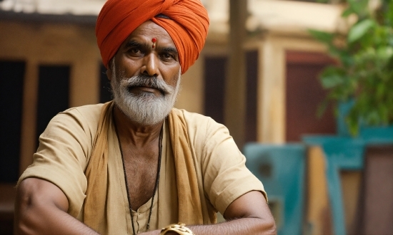 Temple, Beard, Plant, Turban, Wrinkle, Facial Hair