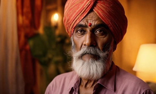 Forehead, Eye, Beard, Turban, Wrinkle, Facial Hair