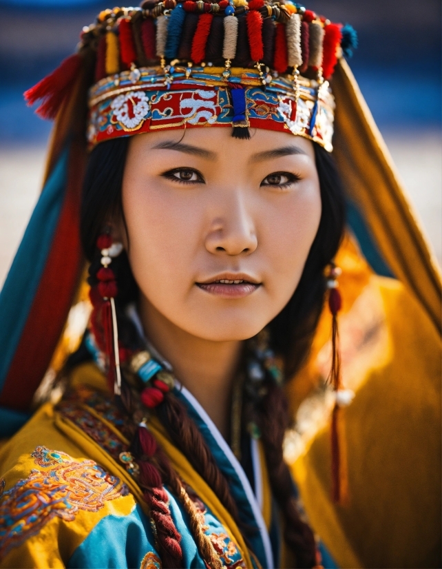 Face, Hairstyle, Eye, Facial Expression, Temple, Headgear