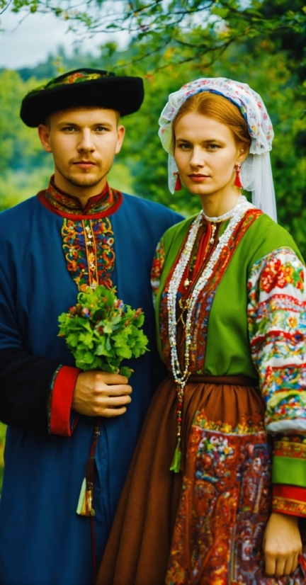 Face, Plant, Green, Temple, Fashion, Botany