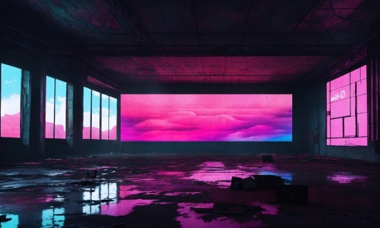 Cloud, Purple, Entertainment, Water, Pink, Sky