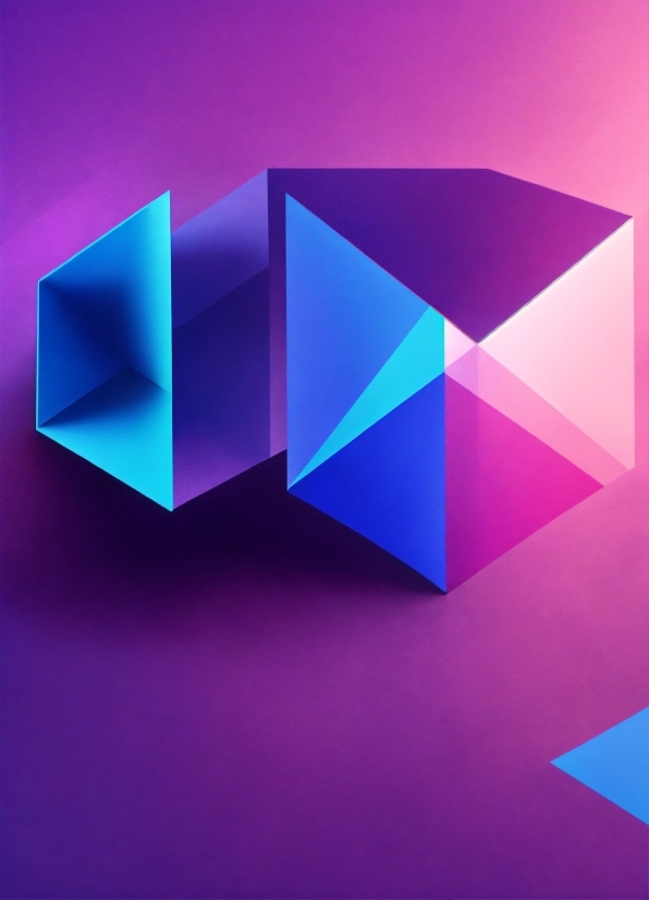 Purple, Azure, Rectangle, Triangle, Violet, Material Property