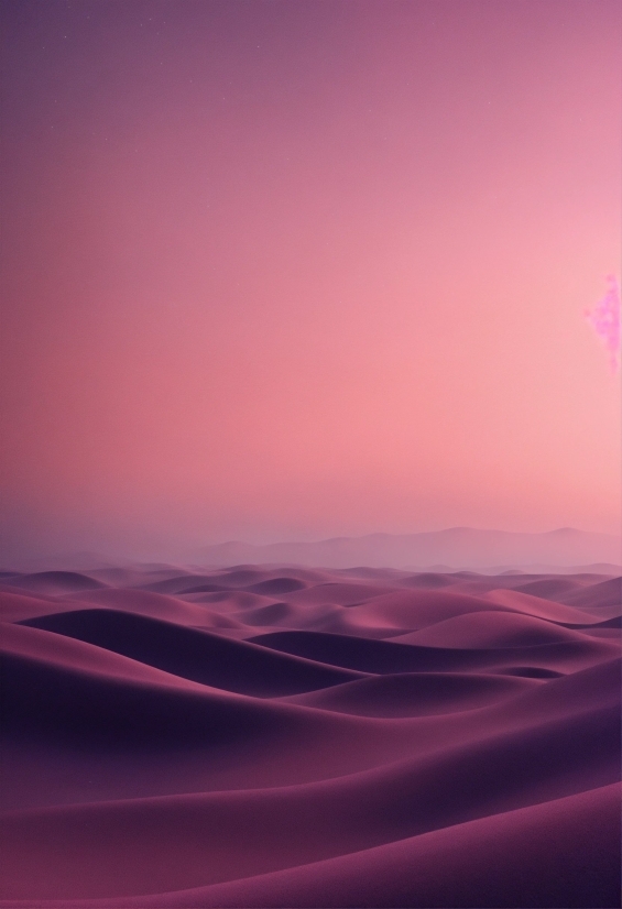 Sky, Purple, Slope, Afterglow, Pink, Natural Landscape