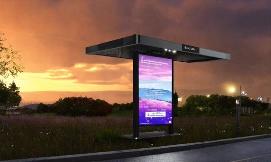 Plant, Sky, Cloud, Tree, Billboard, Dusk