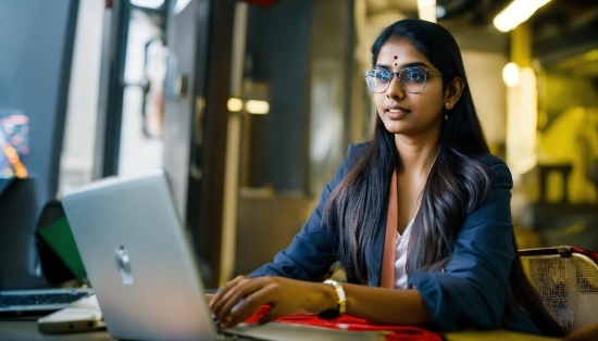 Computer, Laptop, Personal Computer, Table, Vision Care, Standing