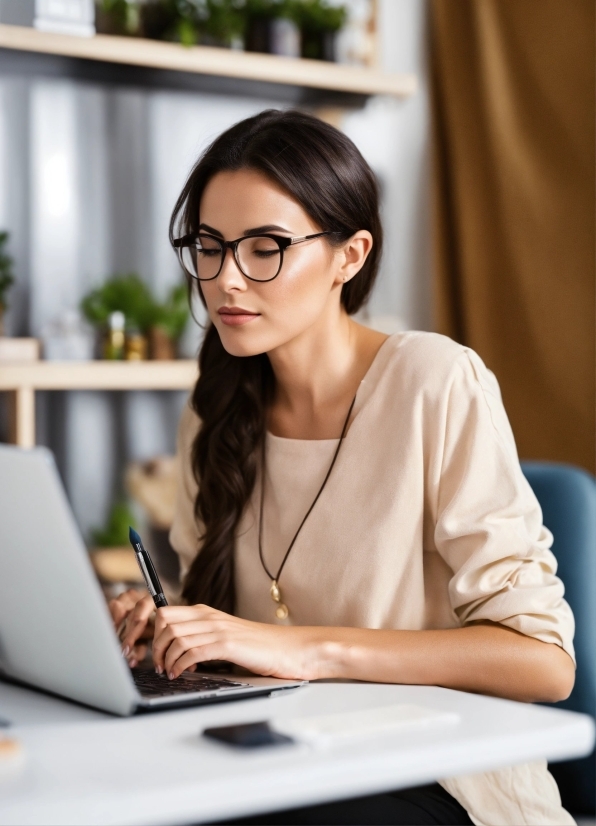 Glasses, Computer, Personal Computer, Netbook, Laptop, Vision Care