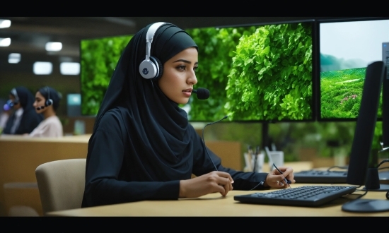 Computer, Personal Computer, Table, Computer Keyboard, Peripheral, Desk