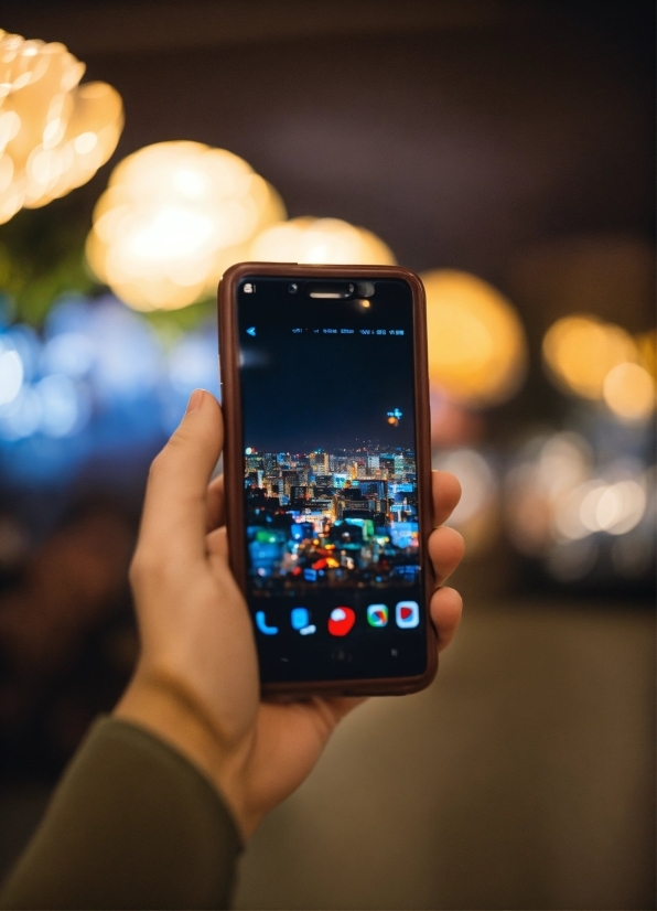 Hand, Sky, Telephony, Communication Device, Mobile Phone, Gesture