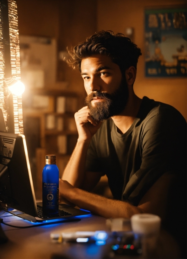 Light, Human, Beard, Lighting, Musician, Flash Photography