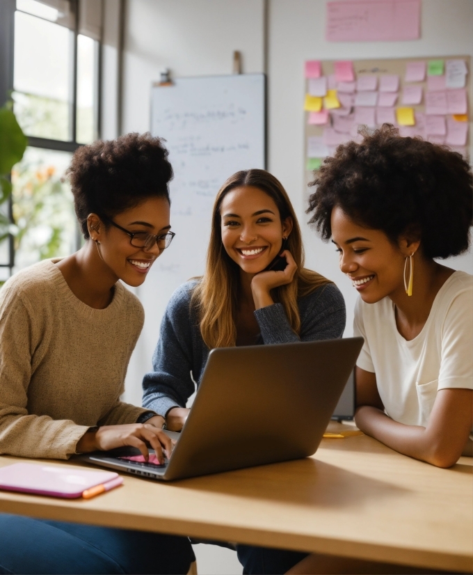 Smile, Computer, Personal Computer, Table, Laptop, Post-it Note