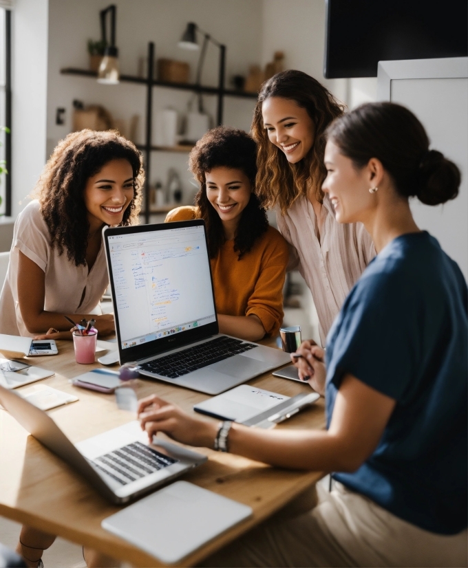 Smile, Computer, Table, Laptop, Personal Computer, Furniture