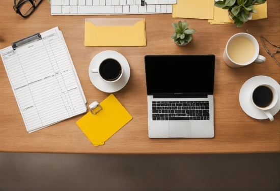 Computer, Personal Computer, Laptop, Table, Furniture, Tableware