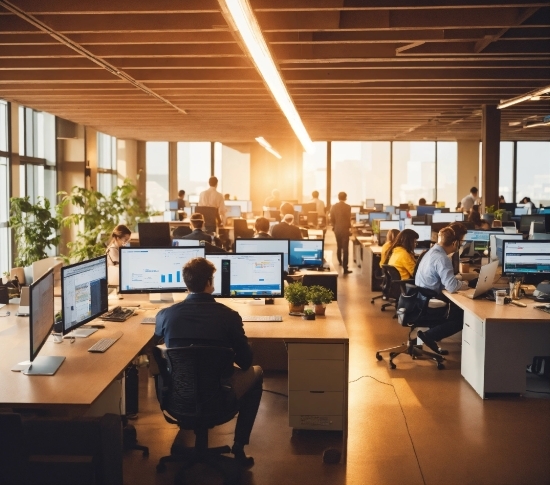 Computer, Table, Furniture, Personal Computer, Computer Monitor, Desk