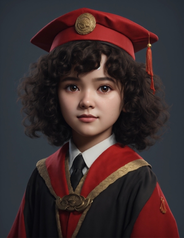 Hair, Chin, Outerwear, Eyebrow, Organ, Academic Dress