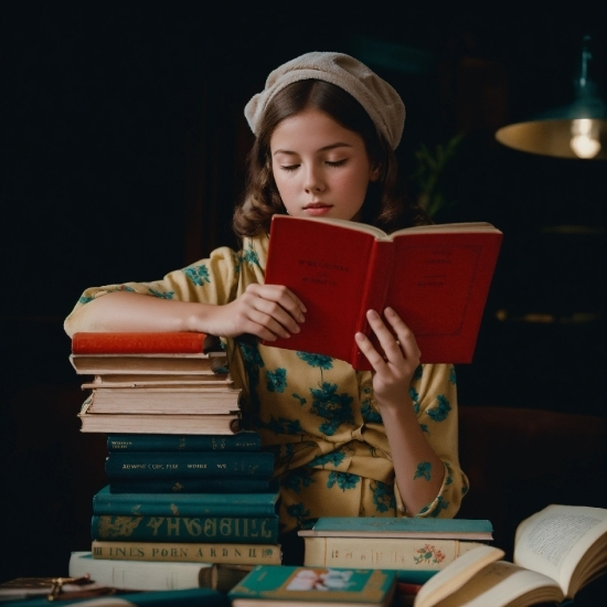 Hand, Book, Publication, Fun, Cap, Child