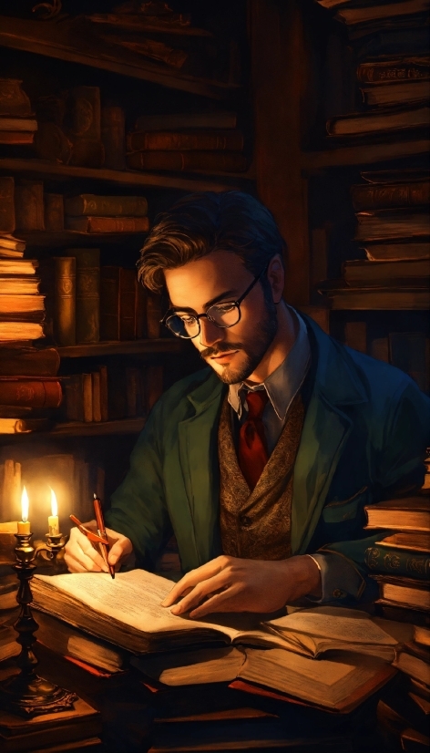 Glasses, Candle, Eyewear, Beard, Event, Darkness