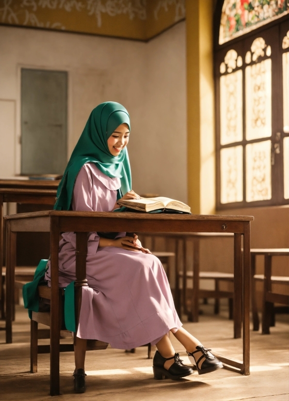 Table, Furniture, Dress, Chair, Window, Bench