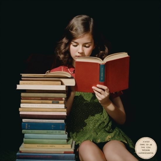 Hair, Book, Publication, Wood, Happy, Long Hair