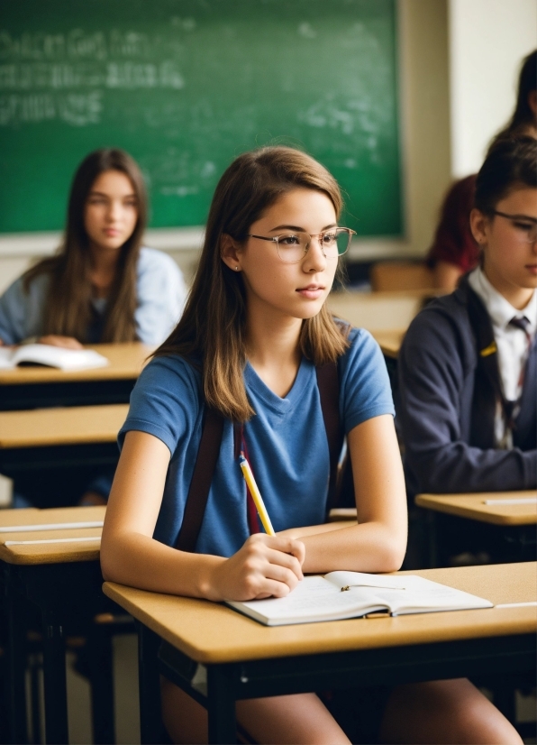 Table, School Uniform, Chair, Event, Class, Tie