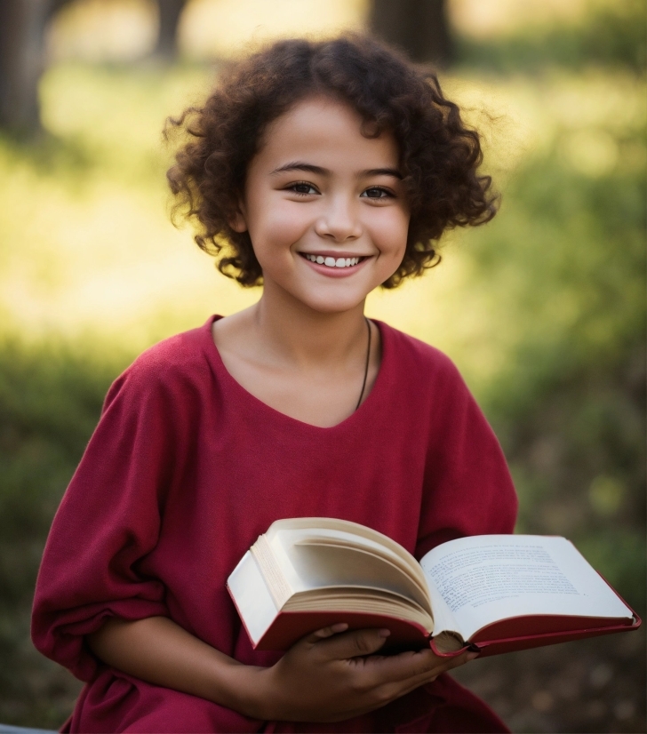 Smile, Book, Flash Photography, People In Nature, Happy, Fun