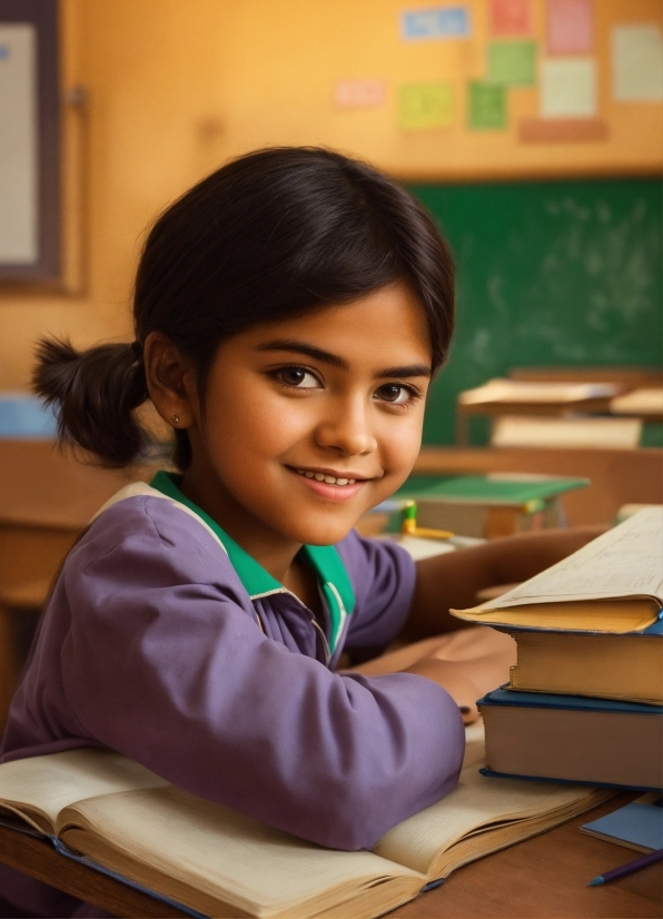 Smile, Happy, Finger, School Uniform, Table, Adaptation
