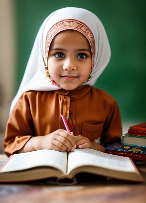 Smile, Book, Happy, Publication, Child, Tradition