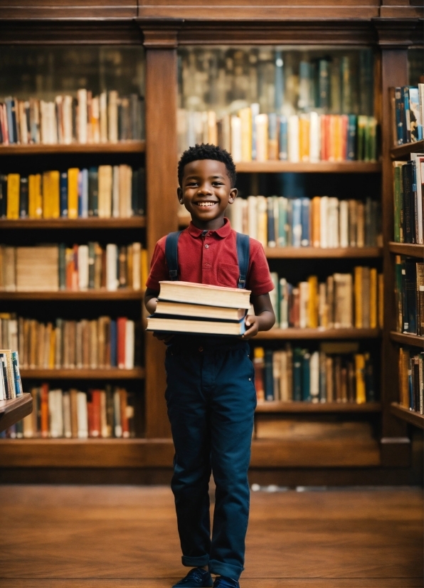 Bookcase, Shelf, Book, Smile, Shelving, Publication