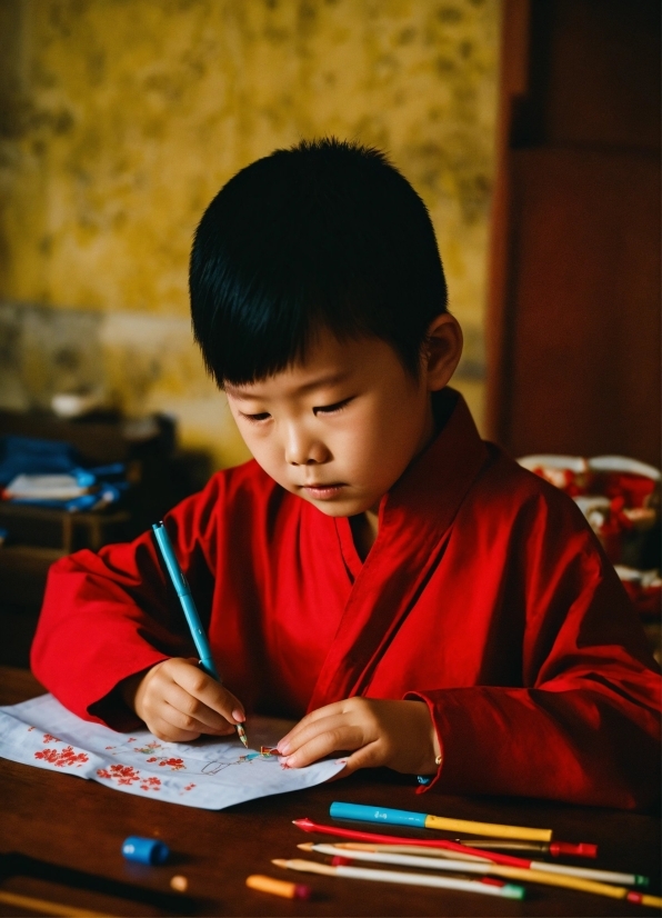 Table, Writing Instrument Accessory, Desk, Child, Event, Fun