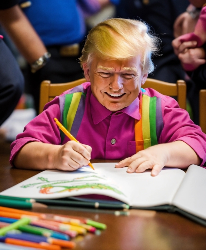 Table, Purple, Smile, Desk, Writing Implement, Adaptation