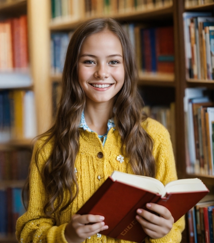 Smile, Hand, Bookcase, Shelf, Book, Sleeve