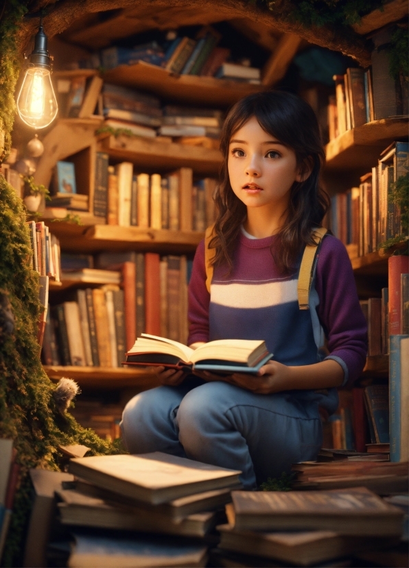 Bookcase, Book, Shelf, Publication, Wood, Plant