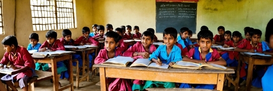 Table, Sharing, School Uniform, Adaptation, Academic Institution, Class