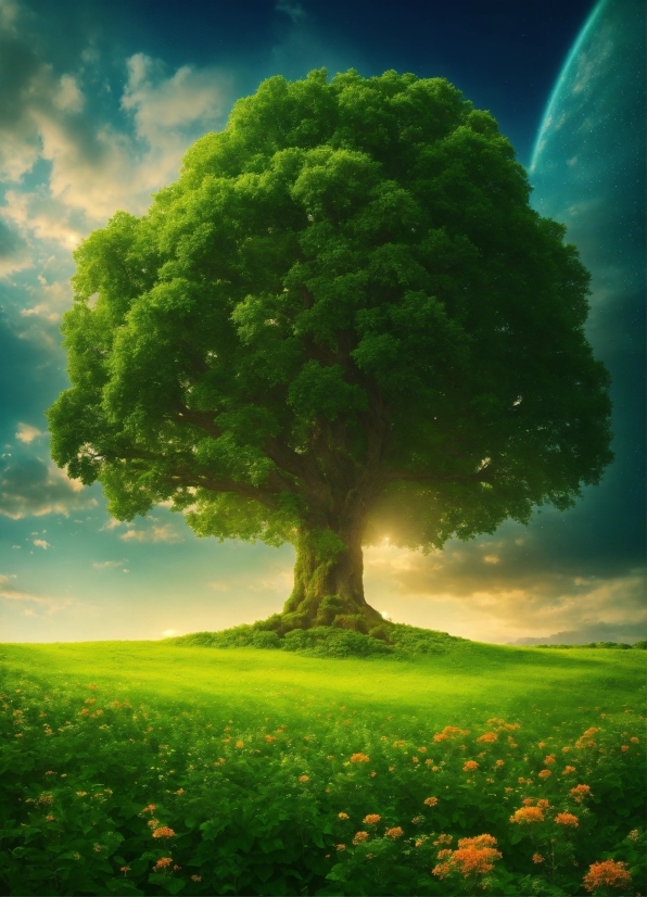 Cloud, Sky, Plant, Atmosphere, Green, Ecoregion